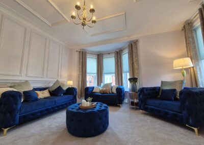 Spacious living area at RR Retreats South Shields