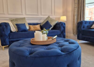Spacious living area at RR Retreats South Shields